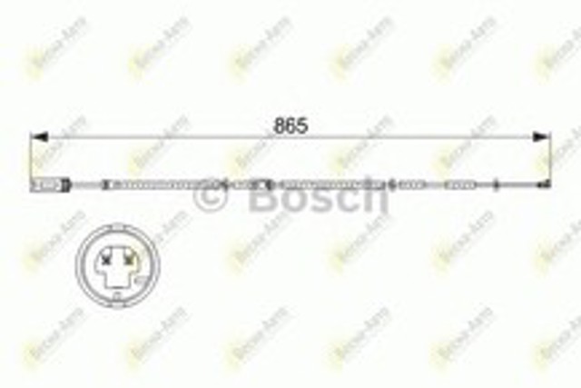 1987473519 BOSCH Датчик износа тормозных колодок передний купить в Киев