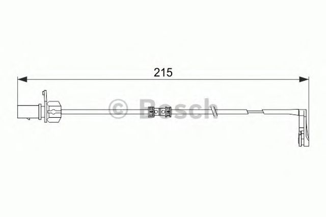 BOSCH 1987474489 Датчик износа тормозных колодок задний в наличии Одесса