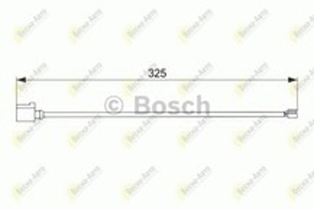 BOSCH 1987474567 Датчик износа тормозных колодок передний в наличии Сумы
