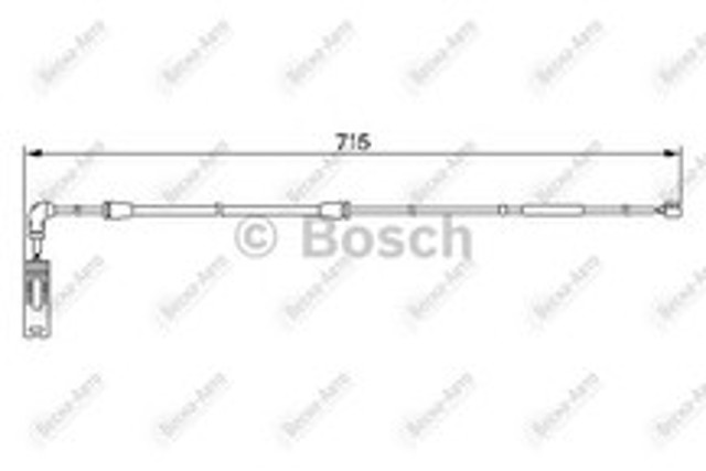 1987474946 BOSCH Датчик износа тормозных колодок задний купить в Полтава