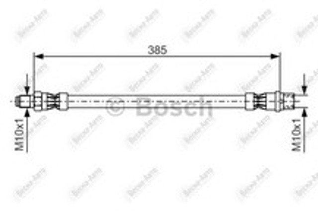 BOSCH 1987476439 Шланг тормозной передний в наличии Харьков