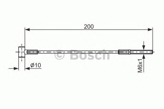 1987477979 BOSCH Передний трос ручника купить в Сумы
