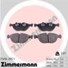 Колодки тормозные передние дисковые 214842051 ZIMMERMANN