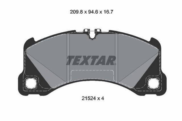 Колодки тормозные 2152401 TEXTAR