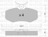 Колодки тормозные дисковые комплект Ситроен С3 I