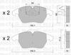 Передние тормозные колодки 2205481 METELLI