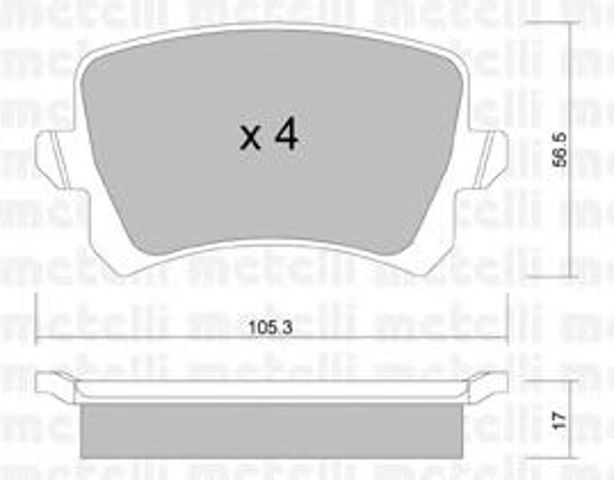 Тормозные колодки Volkswagen Passat Б5