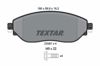 Колодки передние 2208701 TEXTAR