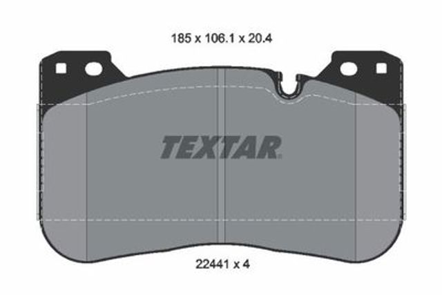 TEXTAR 2244101 Передние тормозные колодки в наличии Львов