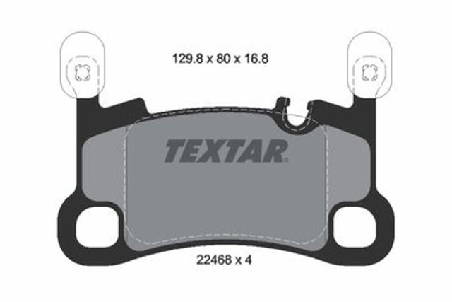 Задние дисковые колодки 2246801 TEXTAR
