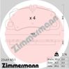 Передние тормозные колодки 224691651 ZIMMERMANN