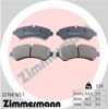 Колодки тормозные дисковые комплект 227681651 ZIMMERMANN