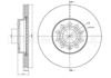 Ротор тормозной 230734C METELLI