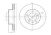 Тормоз дисковый передний 231286C METELLI