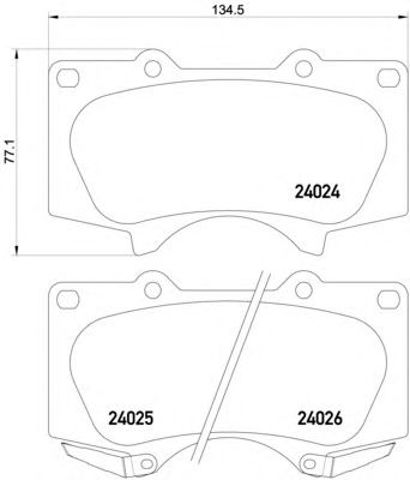 TEXTAR 2402403 Колодки тормозные передние дисковые в наличии Каменское
