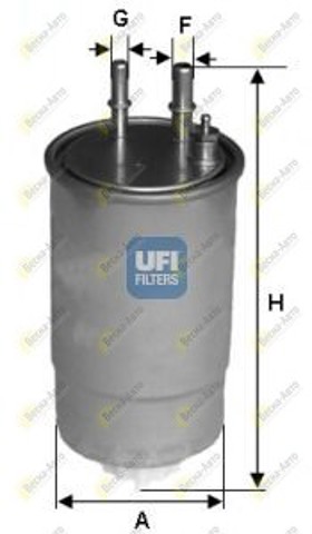 Фильтр топливный, 1.3-2.0multijet 05- / ducato 2.0-2.3multijet 11- 24.ONE.01