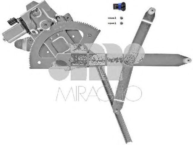 Механизм стеклоподъемника водительской двери 301495 MIRAGLIO