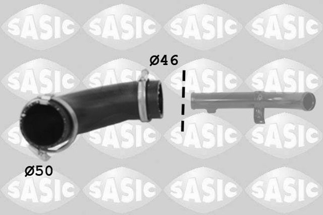 Патрубок воздушный, выход из турбины (наддув) 3356091 SASIC