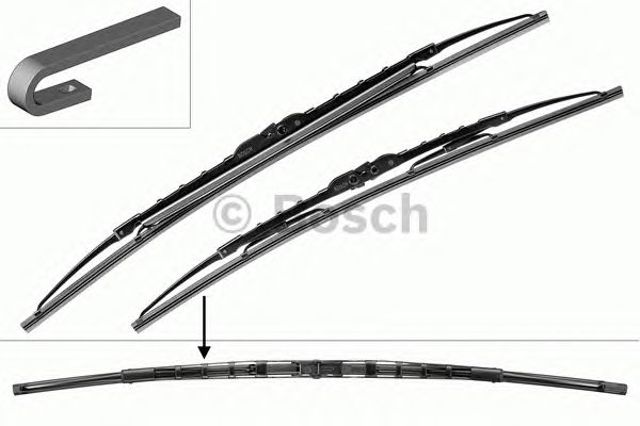 BOSCH 3397001582 Щетка-дворник лобового стекла пассажирская в наличии Тернополь