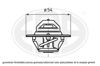 Термостат впускного коллектора 350367 ERA