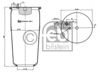 Рессора пневматической подвески 35617 FEBI
