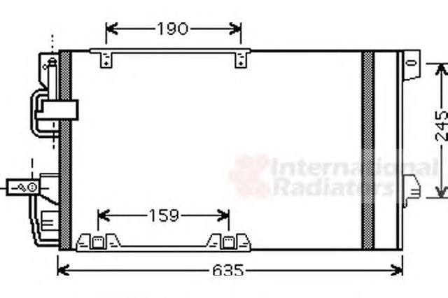 Конденсер 37005326 VAN WEZEL