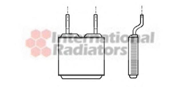 Радиатор отопителя 37006197 VAN WEZEL