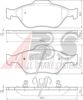Колодки тормозные дисковые комплект 37546 ABS