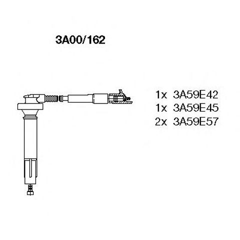 Провода зажигания 3A00162 BREMI