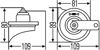 Автомобильный клаксон 3FH007424811 HELLA