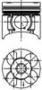 Поршень в комплекте на 1 цилиндр, STD 40392600 KOLBENSCHMIDT