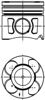 Поршень в комплекте на 1 цилиндр, STD 41289600 KOLBENSCHMIDT