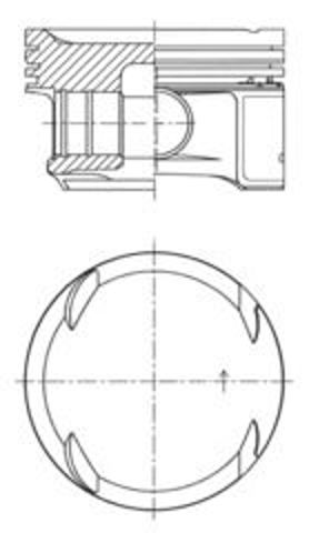Поршень в сборе 41725600 KOLBENSCHMIDT