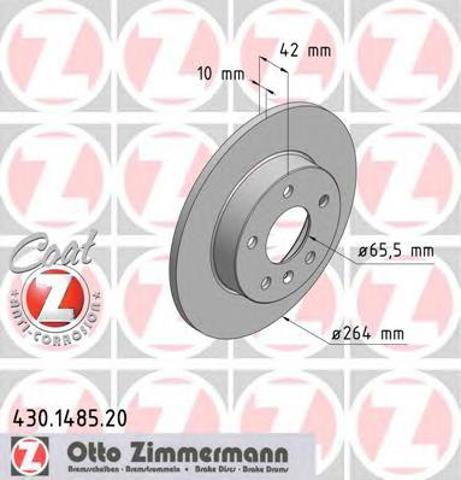 430148520 ZIMMERMANN Тормозные диски купить в Одесса