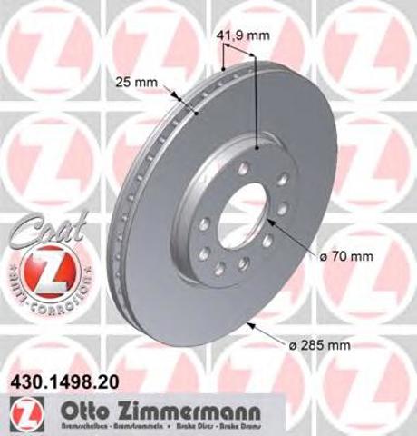 Ротор тормозной 430149820 ZIMMERMANN