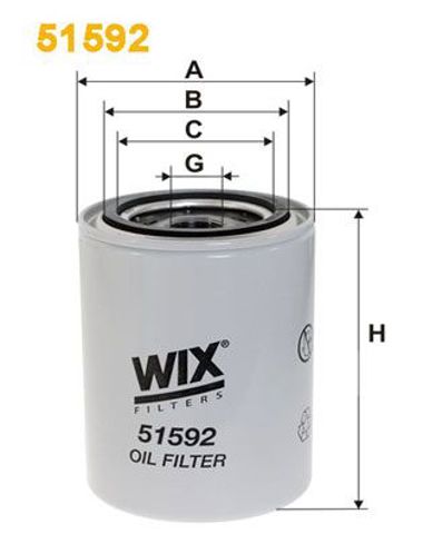 Фильтр центробежный очистки масла 51592 WIX
