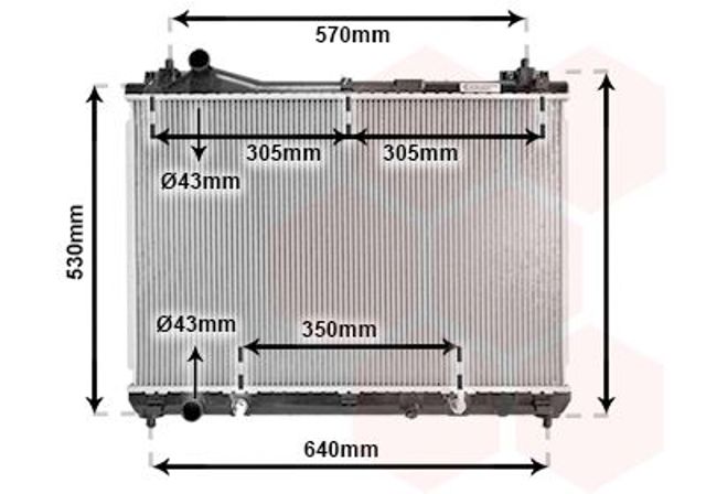 Радиатор охлаждения Сузуки Гранд-Витара