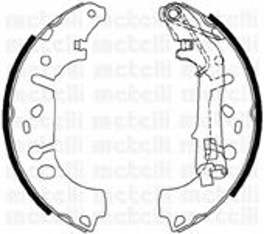 Барабанные колодки 530093 METELLI