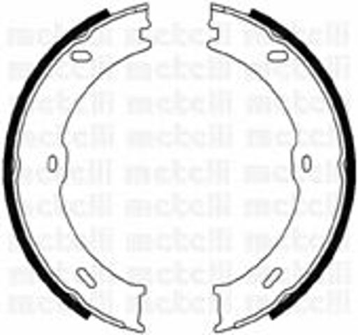 Колодки стояночного тормоза 530246 METELLI
