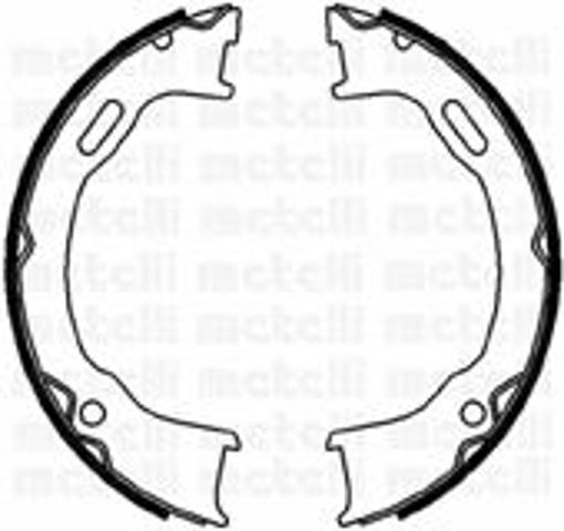 Колодки стояночного тормоза 530364 METELLI