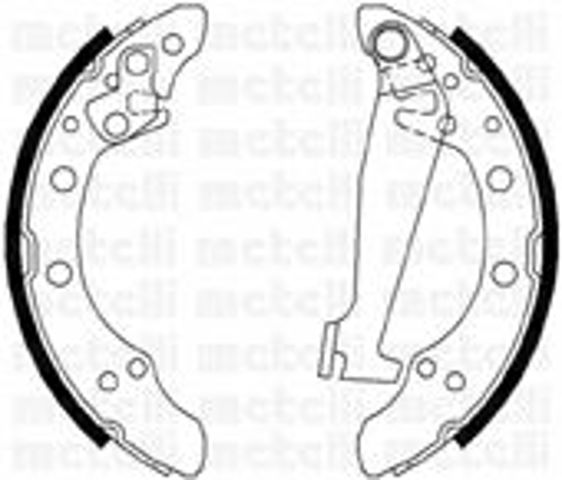 Барабанные колодки 530468 METELLI