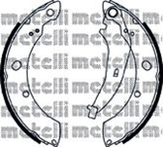 Задние барабанные колодки 530481 METELLI