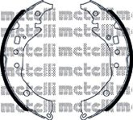 Барабанные тормозные колодки 530517 METELLI