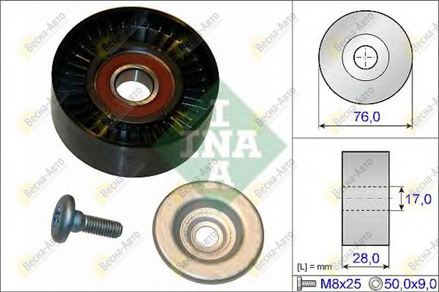INA 532064810 Паразитный ролик в наличии Сумы