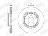 Тормоз дисковый передний 563714JC BENDIX