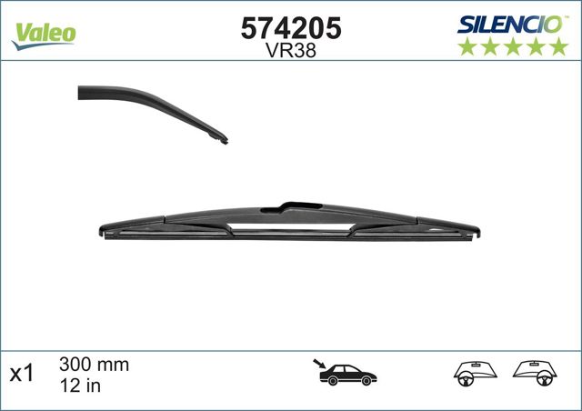 574205 VALEO Щетка-дворник заднего стекла купить в Полтава