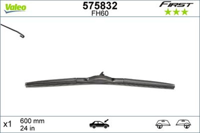 575832 VALEO Щетка-дворник лобового стекла водительская купить в Хмельницкий