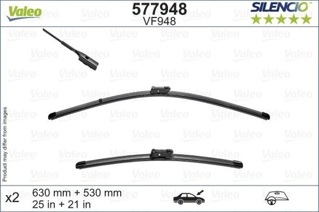 577948 VALEO Щетка-дворник лобового стекла, комплект из 2 шт. купить в Кривой Рог