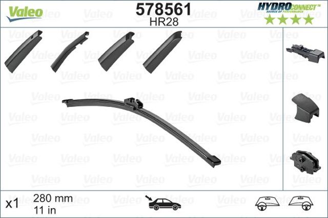 578561 VALEO Щетка-дворник заднего стекла купить в Ужгород