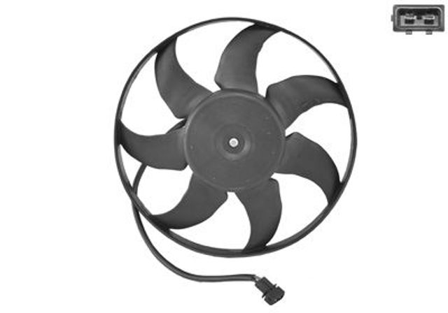 VAN WEZEL 5875746 Электровентилятор охлаждения в сборе (мотор+крыльчатка) в наличии Ровно